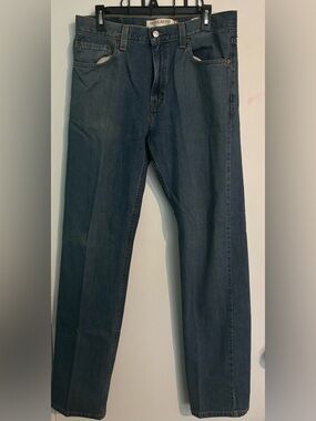 Levi's 505 Mens 34x34 Regular Fit Medium Wash Straight Leg Zip Mid Rise Classic